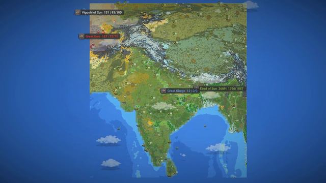 Battle for India. Insane Realistic Map, 48x SPEED - WorldBox Timelapse смотреть онлайн