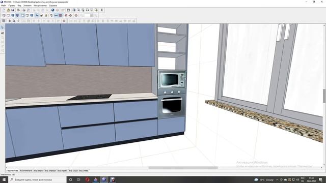 Кухня своими руками. Расчёт шкафа со встроенной техникой. смотреть онлайн