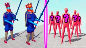 KING TEAM vs RANDOM TEAM | TABS - Totally Accurate Battle Simulator