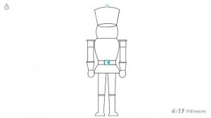 Как поэтапно нарисовать Щелкунчика: инструкция от EvriKak