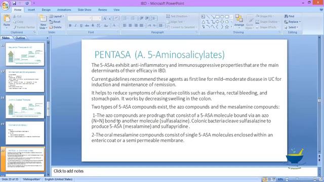 Lec. 27: Gastrointestinal and anti-emitic drugs (IBD) смотреть онлайн