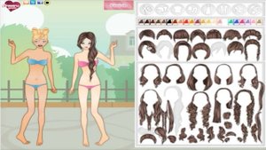 Игра для девочек "Одевалки на двоих"