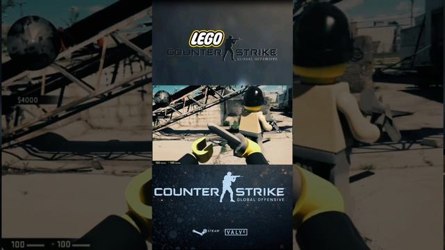 ЛЕГО КСГО! / LEGO CSGO! #Shorts