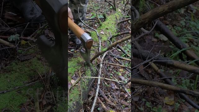 Полезная самоделка в походе - Финская свеча