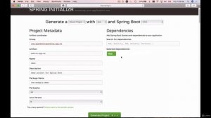 REST API with Spring Boot - Create Spring Boot project with SPRING INITIALIZR