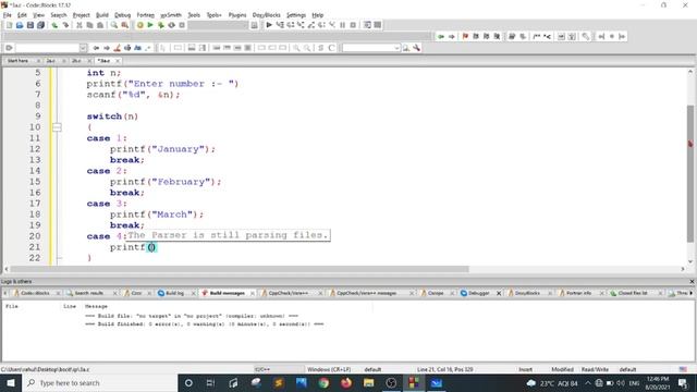 Enter a number from the user & display the month. If num greater 3display invalid input using switc