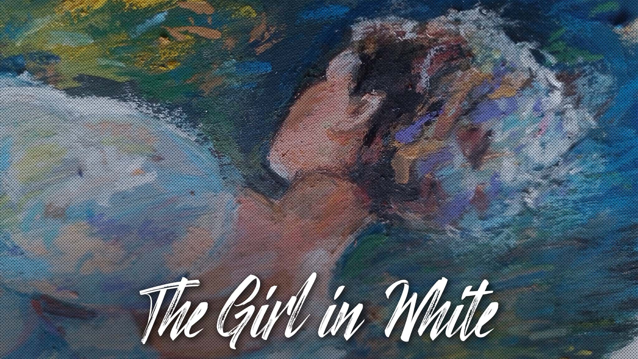 ДЕВУШКА в БЕЛОМ | The girl in white | ИМПРЕССИОНИЗМ | РИСУЮ гуашь и масляная пастель