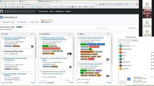 Kubernetes SIG Storage - CSI Implementation Workgroup 20190325 смотреть онлайн