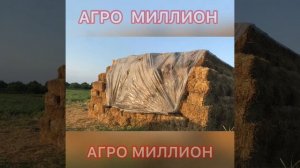 Как правильно уложить скирду )) солому )) тюки с сеном))