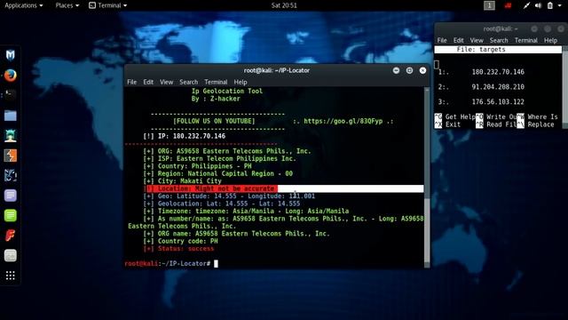 Kali linux   Tools    IP Locator    ip geolocation tool Kurdish Subtitles   YouTube