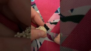 Вторая часть видео Амигуруми Чонин из бисера. Лисичка из бисера #straykids #skzoo #бисероплетение