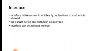 Abstract Class and Interface in Java programming