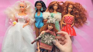 Распаковка 3х новых кукол 90хБарби невеста, пляжная Кристи и необычная МиджУютная болталка