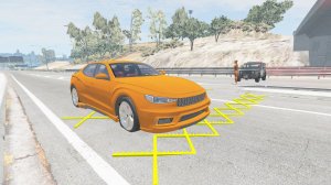 Машины против шипов #4 - BeamNG Drive | World BeamNG Drive