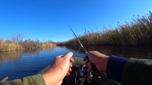 Село Подгорное. Рыбалка на спиннинг под мостом.