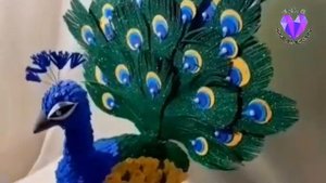 ? DIY СДЕЛАЛА ПАВЛИНА ИЗ ФОАМИРАНА для вдохновения❣