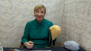 Капор "Для Лизоньки". Вязание крючком для детей от О.С. Литвиной.