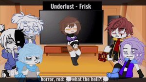 Sans Au's react to Frisk Au's 🍎// Bad Apple //🍎 Gacha club