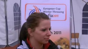 Elisabeth Eberl (AUT) after javelin throw