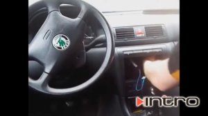 Как снять магнитолу Skoda Octavia
