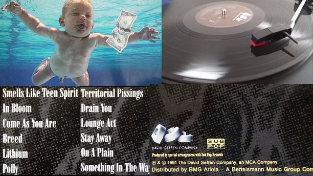 Stay Away - Nirvana 1991 "Nevermind" Vinyl Disk 12 Longplay 33rpm 4K Hard Rock Musik