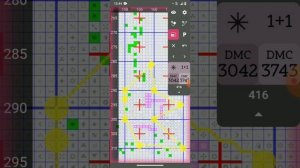 Cross Stitch Paradise какие я делаю настройки и Вышиваю многоцветки с помощью этой программы