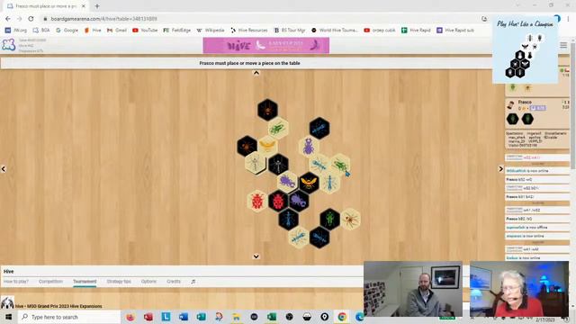 MSO Grand Prix 2023 - Tournament Hive at BoardGameArena.com смотреть онлайн