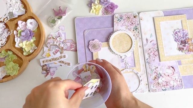 #СкрапВлог История создания одного альбома / Делаю альбом для девочки смотреть онлайн