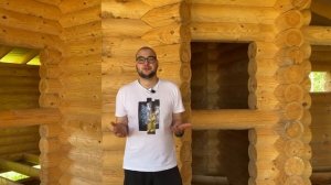 ШЕСТИУГОЛЬНЫЙ дом из оцилиндрованного бревна || Обзор сруба из Кировской сосны от Колосов Хауз