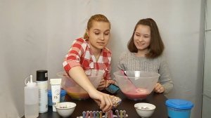 ДЕЛАЕМ СЛАЙМЫ из клея МОМЕНТ СТОЛЯР - из 5 цветов (SLIME CHALLENGE) Слайм челлендж