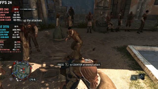 AC Black Flag : 720p Low Graphics || R5 240 Game Tested смотреть онлайн