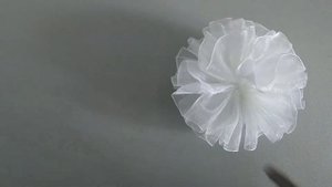 Самые быстрые школьные бантики из ленты органза 4 см. DIY