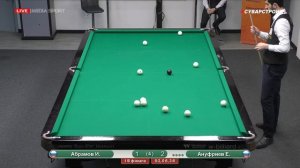АБРАМОВ v АНУФРИЕВ | КУБОК БИЛЬЯРДНОЙ №1 | ТУРНИР ПАМЯТИ И.Х.МАЗИТОВА | КАЗАНЬ 2021