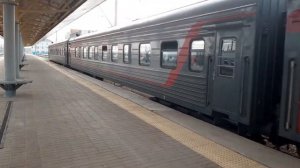 Тепловоз ТЭП70БС-226 с пригородным поездом "ЧАЙКА" "Рыбинск-Ярославль"