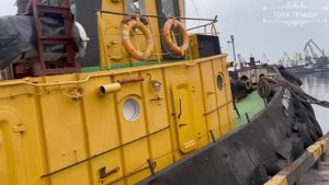 Мариуполь. Морской порт. Корабли уцелели. 18/04/2022
