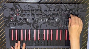 KORG minilogue bass Unboxing & 100 preset sounds & First setting sound