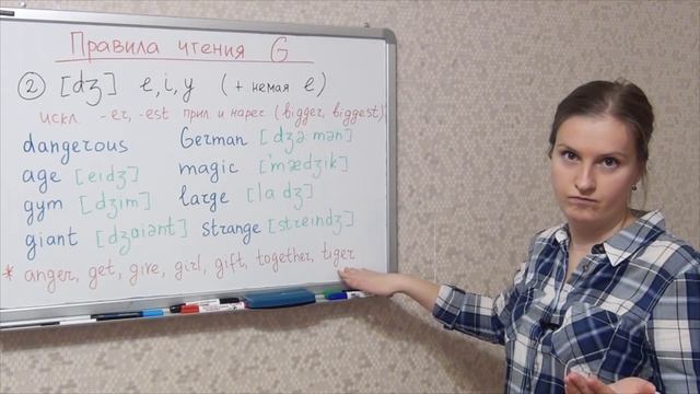 62 Правила чтения g, перед гласными, перед согласными, как читать букву g смотреть онлайн