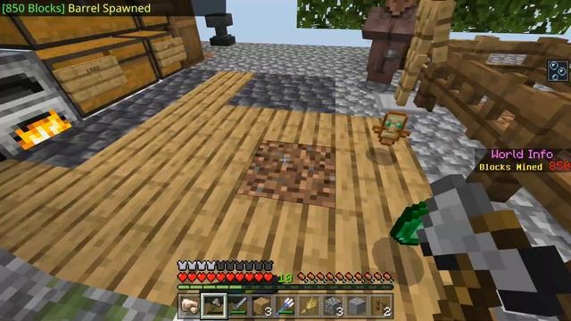 Один блок в Майнкрафте /Выживание Часть 2/1000 блоков смотреть онлайн