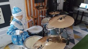 Маринка драм (DRUM) машинка  Mark Ronson - Uptown Funk (NEW YEAR EDITION)