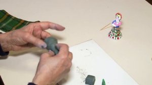 Мастер-класс по изготовлению дымковской игрушки «Барыня с ребёнком»