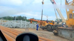 СУПЕР БЫСТРАЯ погрузка крана мкгс 100
