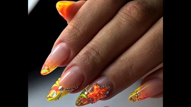 Маникюр с морским дизайном ? ДИЗАЙН НОГТЕЙ ИДЕИ ? ТРЕНДЫ И НОВИНКИ МАНИКЮРА смотреть онлайн