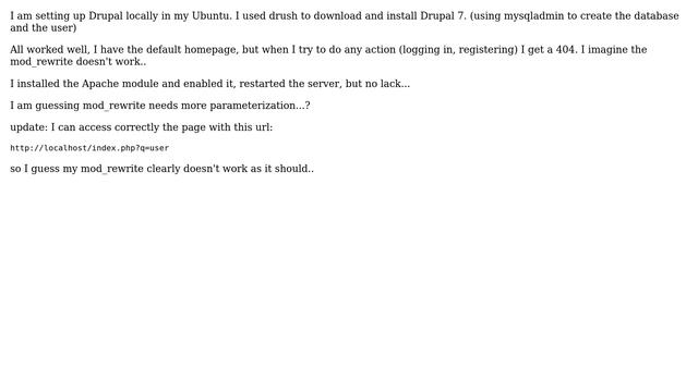 Drupal: The requested URL /node was not found on this server (2 Solutions!!) смотреть онлайн