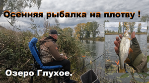 Осенняя рыбалка на плотву. Рыбалка на фидер - озеро Глухое. Autumn fishing for roach.