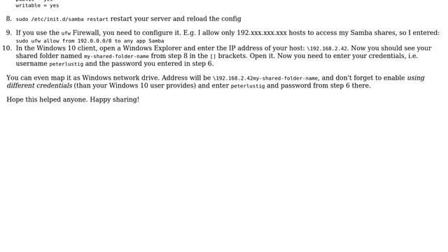 Ubuntu: Ubuntu 16 Samba server with Windows 10 client - Tutorial/Howto (2 Solutions!!) смотреть онлайн