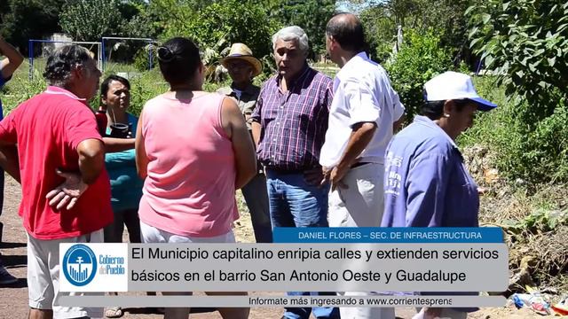 El Municipio capitalino enripia calles y extienden servicios básicos en el barrio San Antonio Oeste смотреть онлайн