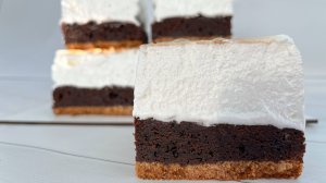 S'mores Brownie - Необычный и Оригинальный Рецепт Брауни с Хрустящей Основой и Воздушной Меренгой