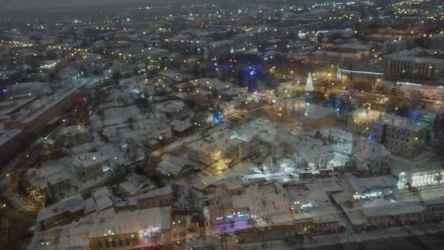 Вологда НОВОГОДНЯЯ. УТРО - ВЕЧЕР. FIMI X8 SE.