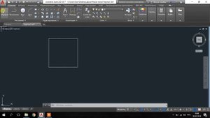 Создаем простой чертеж в AutoCAD 2017
