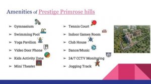 Prestige Primrose Hills brand new residential apartments
